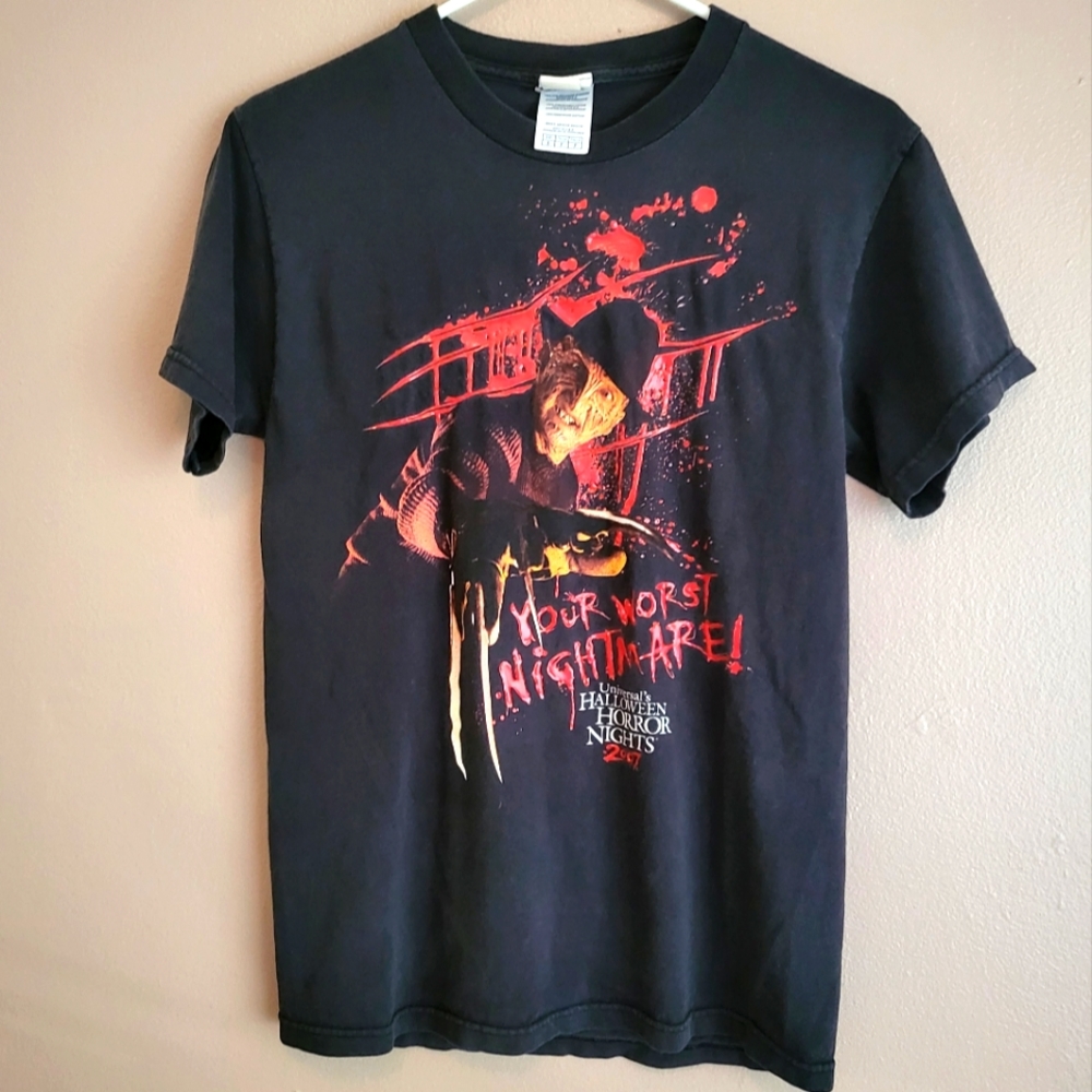 Rare! HHN 2007 Universal Studios Halloween horror nights small tshirt